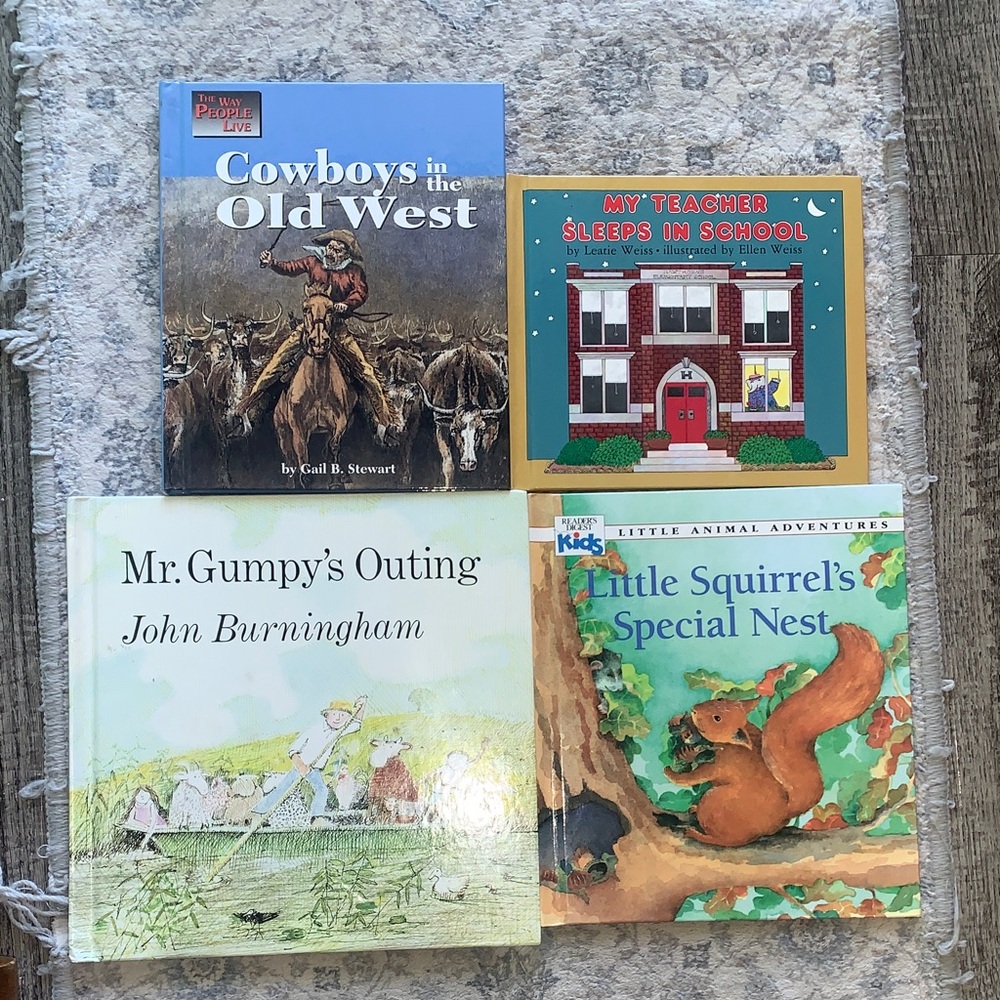 4 Children’s Books - Little Squirrel’s Special Nest & More